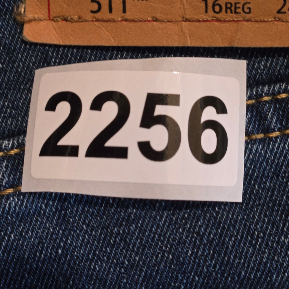 Levi's 16 Regular 511 Slim Performance Jeans‎ Boys Dark Wash Denim 28x30 - Picture 10 of 10